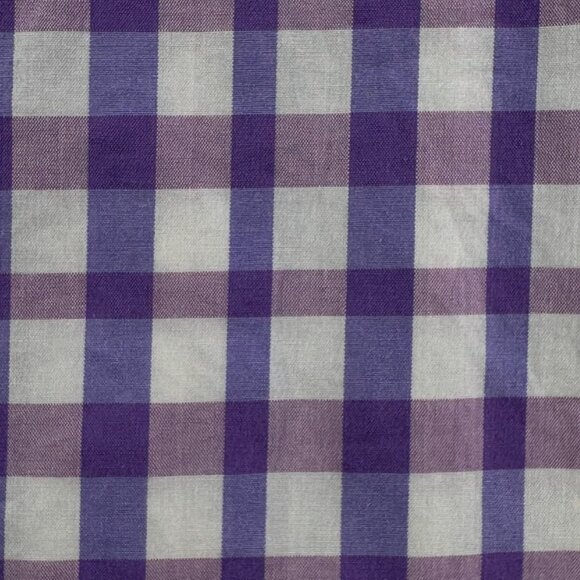 Eton Button Up Shirt Long Sleeve Men Pink Purple Check 15.75 Contemporary Cotton - Picture 15 of 16